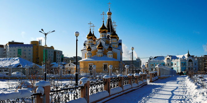 Una foto-ricordo di Yakutsk (Foto: Stefania Zini)