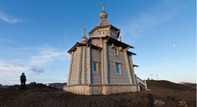 La Chiesa ortodossa della Trinità eretta in Antartide (Foto: Dmitri Malov)