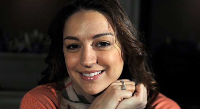 La ginnasta russa Evgenia Kanaeva (Foto: Vladimir Pesnya/RIA Novosti)