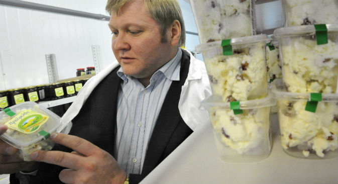 Il direttore generale del consorzio statale "Prjamo s fermy" ("Direttamente dalla fattoria") Andrei Mashuk (Foto: Kommersant)