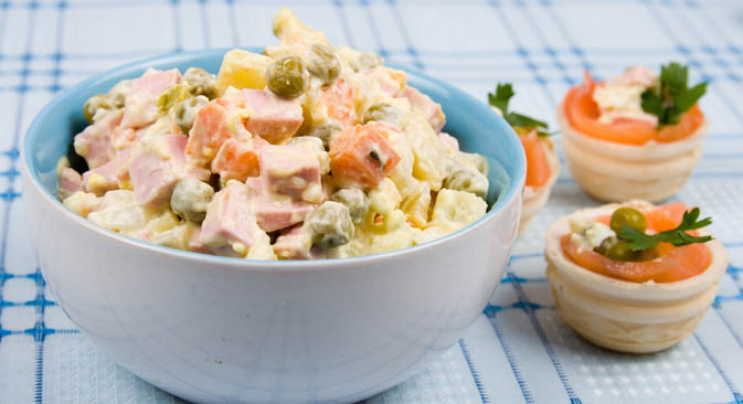 L'insalata russa è un piatto noto in tutto il mondo (Foto: Lori / Legion Media)