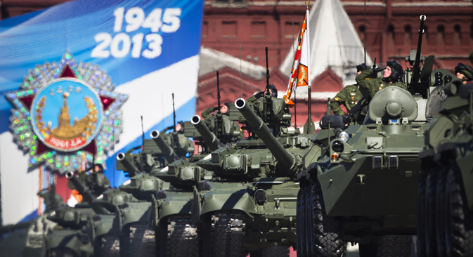 La parata militare del 9 maggio in Piazza Rossa a Mosca (Foto: Ap)