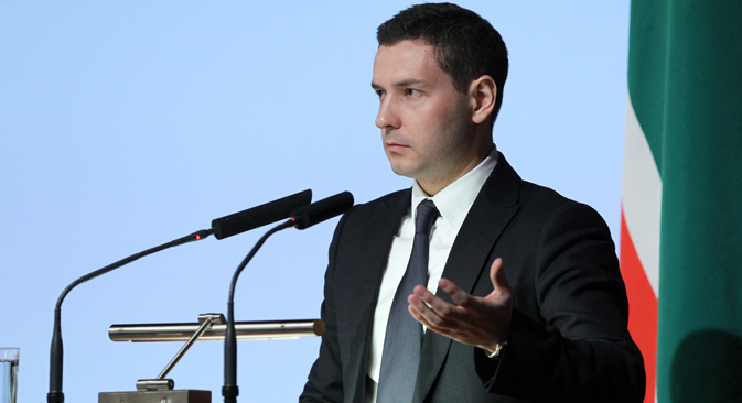 Il direttore generale del Comitato dei XXVII Giochi universitari mondiali del 2013, Vladimir Leonov (Foto: Ria Novosti)