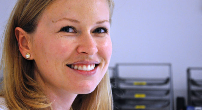 Katia Volzhina, imprenditrice di Mosca, ha aperto in Campania l'accademia del gusto "Cooking Adventures Italy" (Foto: Archivio Personale)