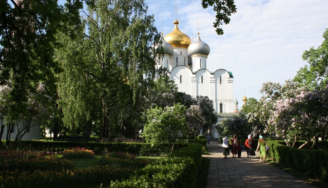 All'interno del Monastero Novodevichy di Mosca (Foto: Ajay Kamalakaran)