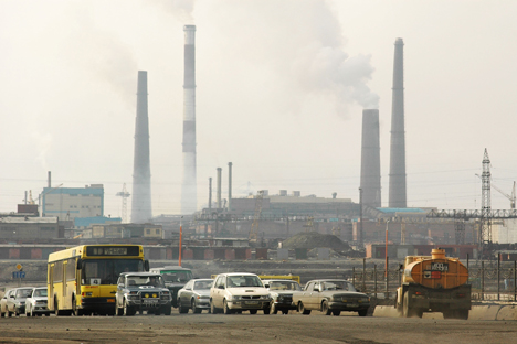 Norilsk, nella Siberia settentrionale, detiene il primato di città più inquinata della Russia insieme a Mosca e San Pietroburgo (Foto: Itar-Tass)
