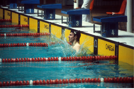Il nuotatore Vladimir Salnikov, divenuto uno dei miti dello sport dell’Unione Sovietica negli anni Ottanta (Foto: Itar Tass)