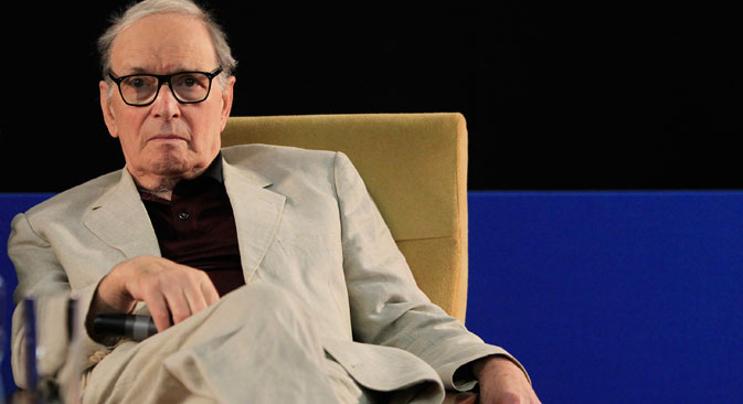 Il musicista e compositore italiano Ennio Morricone (Foto: Itar Tass)