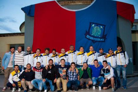 I ragazzi dell'associazione Quartograd (Foto: archivio personale)