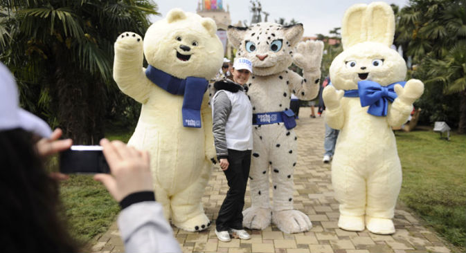 Le mascotte dei Giochi di Sochi (Foto: PhotoXPress)