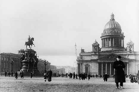 La cattedrale di Sant’Isacco, a San Pietroburgo, alla vigilia della Grande Guerra (Foto: Getty Images / Fotobank)