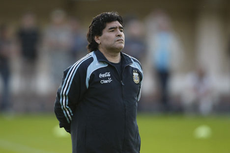 Diego Armando Maradona (Foto: Aleksandr Vilf / Ria Novosti)