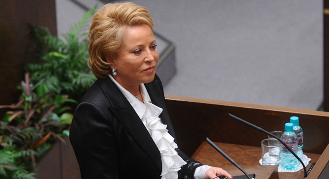 Valentina Matvienko (Foto: Itar Tass)