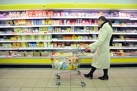 Secondo i dati di Sberbank, l’indice dei consumi è tornato a crescere per la prima volta dall’inizio del 2013 (Foto: Itar Tass)