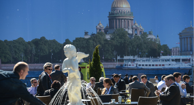 Il Forum economico di San Pietroburgo si svolgerà dal 22 al 24 maggio (Foto: Vladimir Astapkovich / Ria Novosti)