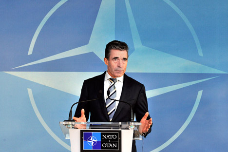 Il segretario generale della Nato, Anders Fogh Rasmussen (Foto: AFP / East News)