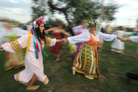 Grande festa per la notte di Ivana Kupala (Foto: Itar Tass)
