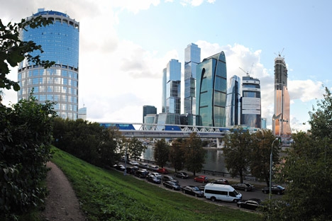 Uno scorcio della City di Mosca (Foto: Aleksandr Katchlaev/RIA Novosti)