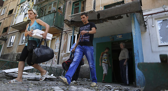 In città, oltre ai medicinali, scarseggiano i generi di prima necessità come il pane e l’acqua (Foto: AP)