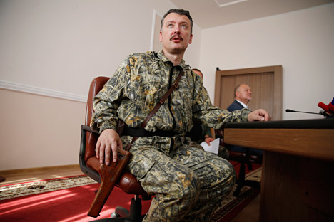 Igor Strelkov, uno dei leader dei ribelli di Donetsk (Foto: Reuters)
