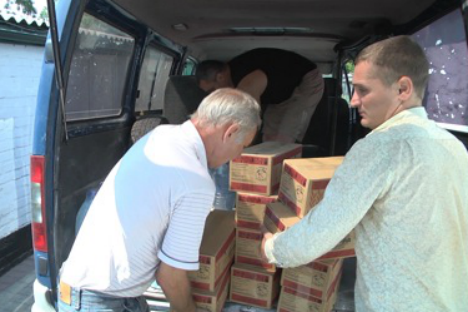 Aiuti umanitari destinati alle popolazioni ucraine (Foto: Daria Andreyeva)