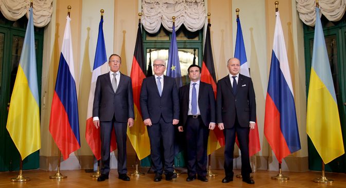 La riunione dei Ministri degli Esteri del quartetto della Normandia (Russia, Ucraina, Francia e Germania), che si è tenuta il 12 dicembre a Berlino, ha rivelato l’esistenza di alcune differenze sostanziali tra le parti (Foto: AP)