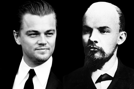 Nel 2013 il portale kinopoisk.ru scriveva che l’attore hollywoodiano Leonardo di Caprio avrebbe interpretato il ruolo di Lenin nella trasposizione cinematografica del libro di Robert Service “Lenin: una biografia”. Un pesce d’aprile ovviamente smascherato in poco tempo (Foto: AP, Wikipedia, Rbth)