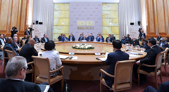 La riunione dei Brics a Ufa (Foto: Photoshot / Vostock-photo)