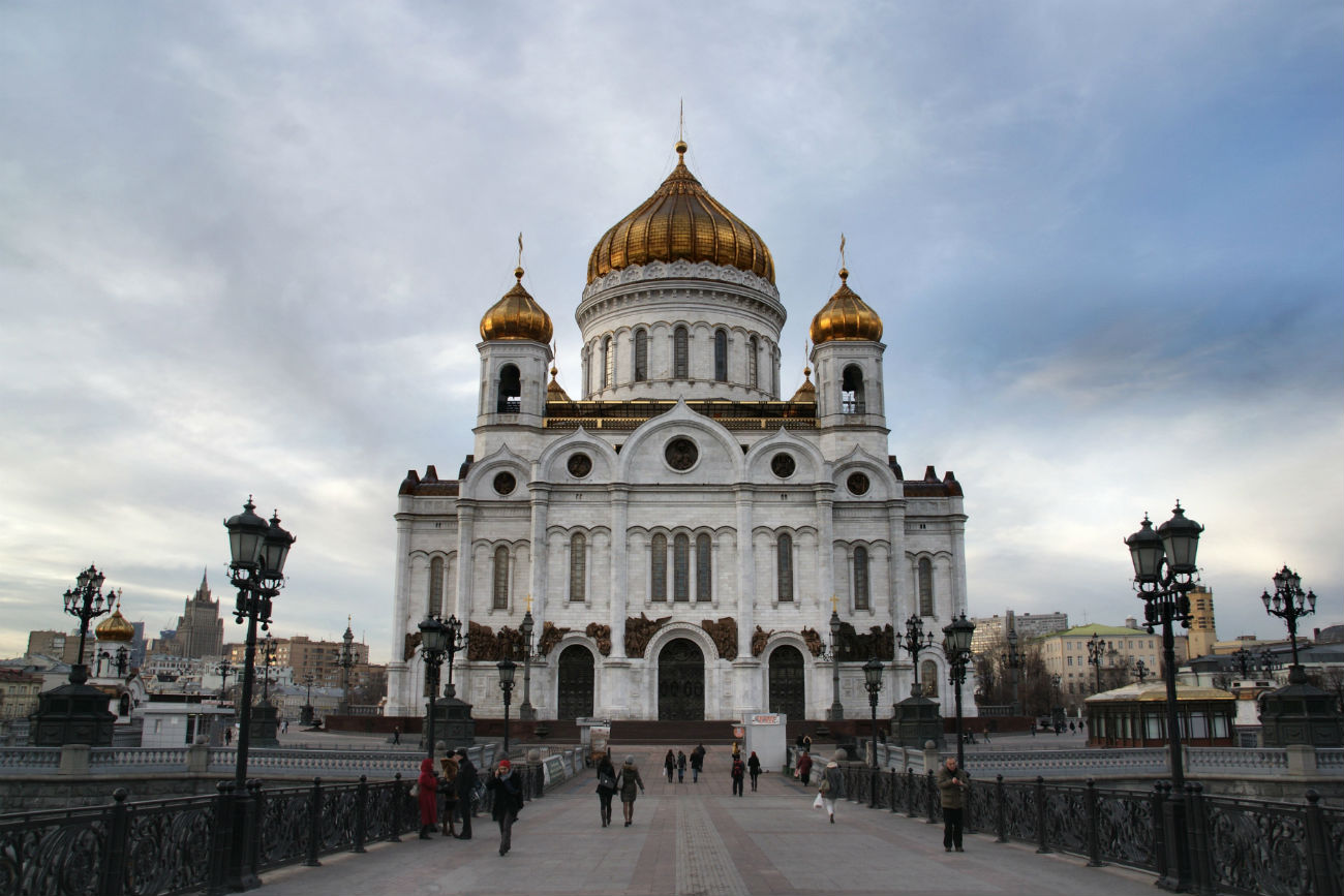 La Cattedrale di Cristo Salvatore di Mosca dove saranno conservate le reliquie di San Nicola fino al 12 luglio.