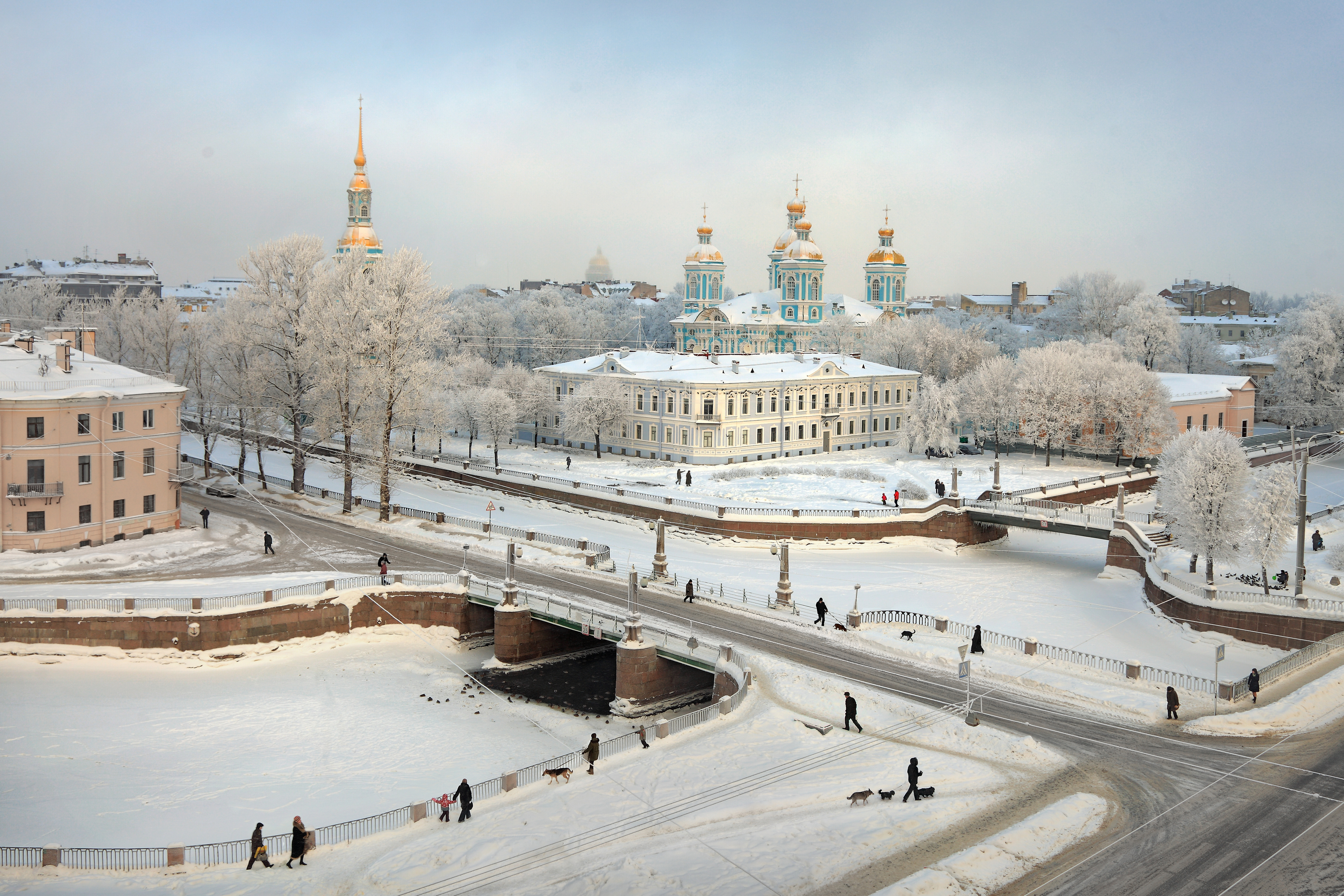Inverno a San Pietroburgo.