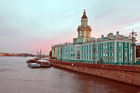 サンクトペテルブルグのクンストカメラ(ピョートル大帝名称人類学・民族学博物館) =タス通信撮影