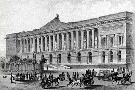 サンクトペテルブルクで帝国公共図書館、19世紀。
