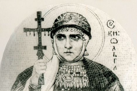 ニコライ・リョーリフ「大公妃オリガ」、1915年　画像提供：wikipedia.org