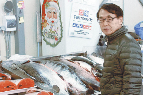 「ロシアでの水産事業は日本企業にとってチャンス」と語る武蔵野和三社長