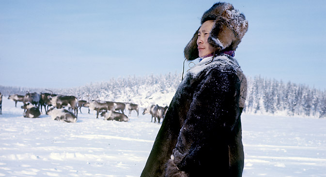 ユカギル人は、新石器時代から東シベリアに暮らしている先住民族＝ロシア通信撮影