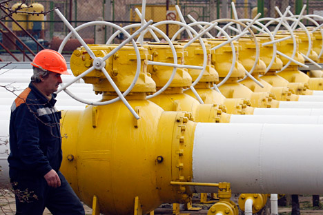ヨーロッパとウクライナの国営ガス会社「ナフトガス」は、この時期としては異例のロシア産ガスの輸入急拡大に踏み切っている＝ロイター通信撮影