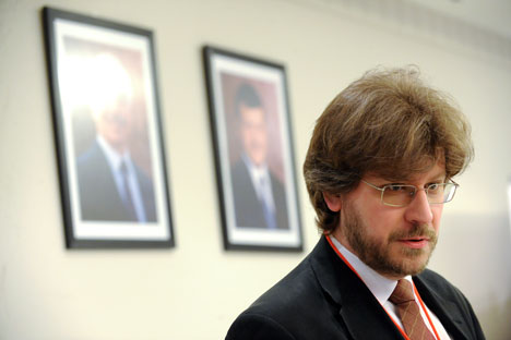 Fjodor Lukjanow: "Putins Dämonisierung hat ihren Höhepunkt erreicht, die medialen Angriffe sind sehr persönlich". Foto: RIA Novosti