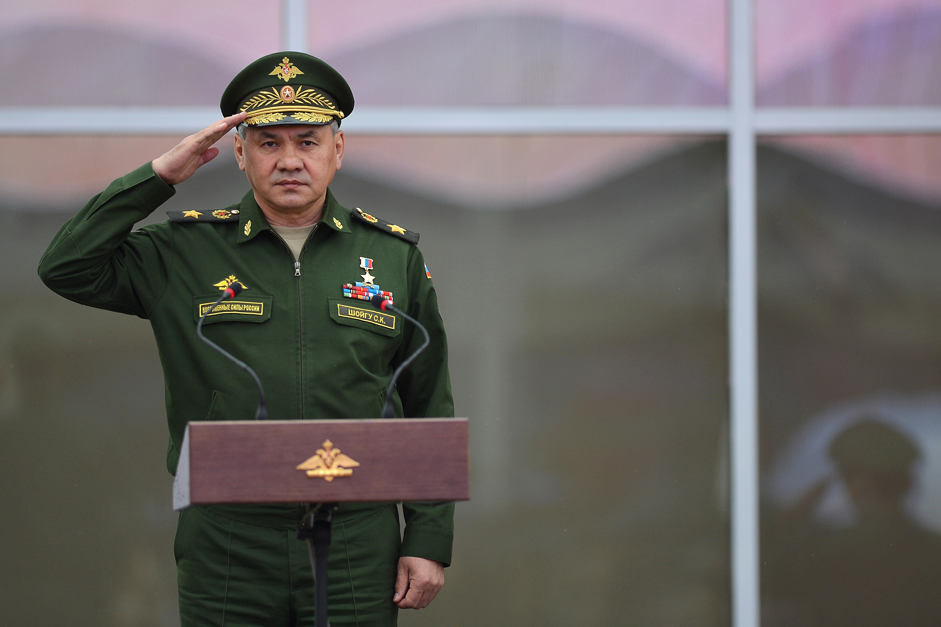 Russian Defense Minister Sergey Shoigu.