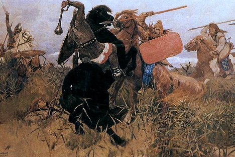 Виктор Васнецов. „Битка на словени со скифи“ (1881).
