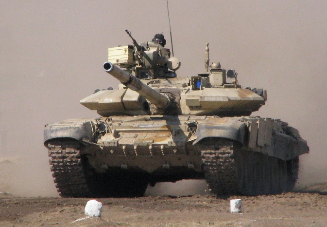 Т-90 преку водена препрека