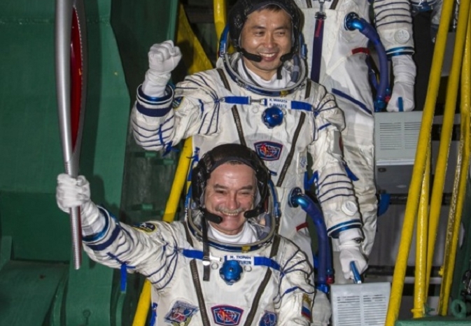 Олимпискиот факел замина во вселената