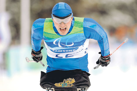 На Зимските параолимписки игри во Ванкувер во 2010 година најуспешен руски спортист беше Ирек Зарипов со четири златни и еден бронзен медал. Извор: Getty Images / Fotobank.