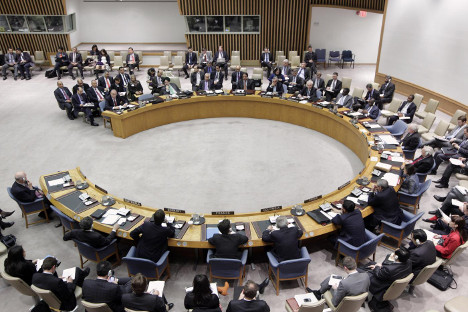 Русија и Кина стављају вето на предлог нове резолуције Савета безбедности УН о Сирији. Извор: Reuters/Vostock Photo.