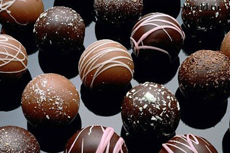 У чоколатерији „Коркунов“ продаваће се 15 врста топле чоколаде, док ће свеже чоколадне бомбоне из „Одинцова“ стизати сваког јутра. Фотографија из слободних извора.
