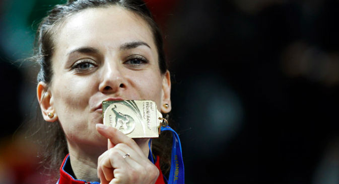 Двострука олимпијска шампионка Јелена Исинбајева покушаће да се супротстави Американки Џенифер Сур. Извор: Reuters / Vostock-Photo.