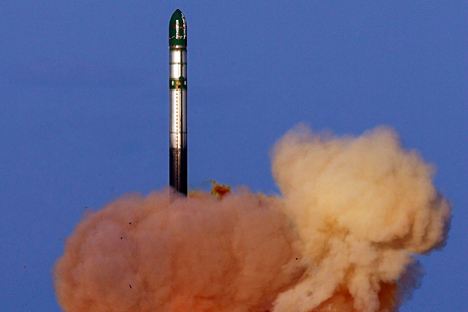 Ракетата од типот „Војвода“ може да се лансира за 10 до 20 минути откако ќе добие наредба за старт. Фотографија: mil.ru