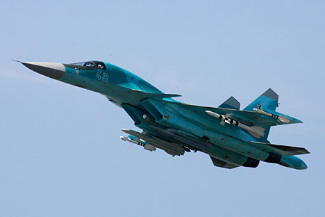 Су-34 је хибрид ловца и бомбардера. Извор: Reuters.