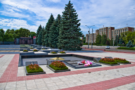 Меморијал Славе у Тираспољу, престоници Придњестровља. Фотографија из слободних извора.