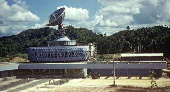 Rusko-kubanski zajednički projekti u svemirskoj sferi potječu još od 1960-ih. Na slici: stanica "Caribe" na Kubi. Izvor: Aleksandar Moklecov / RIA Novosti