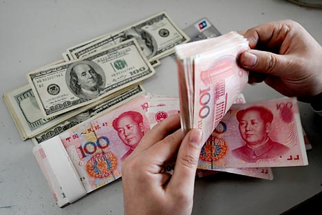 The Yuan is now the third most popular foreign currency for VTB clients.